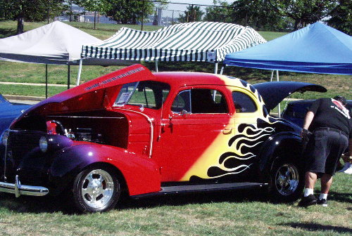 Red Flame Hotrod
